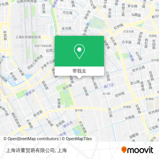 上海诗董贸易有限公司地图