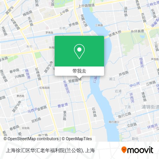 上海徐汇区华汇老年福利院(兰公馆)地图