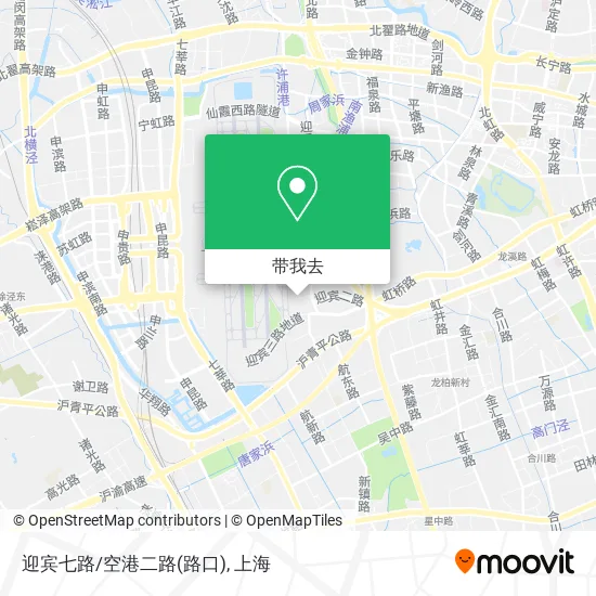 迎宾七路/空港二路(路口)地图