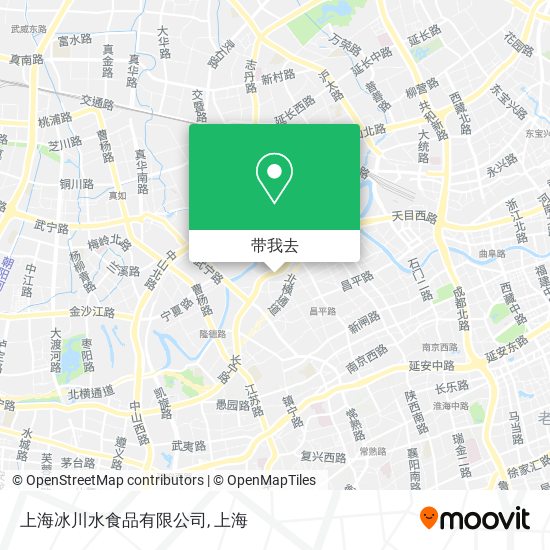 上海冰川水食品有限公司地图