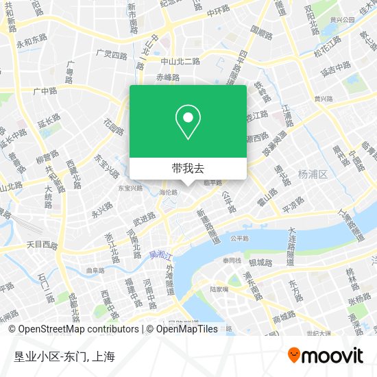 垦业小区-东门地图