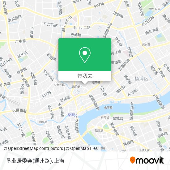 垦业居委会(通州路)地图