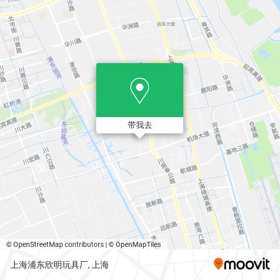 上海浦东欣明玩具厂地图