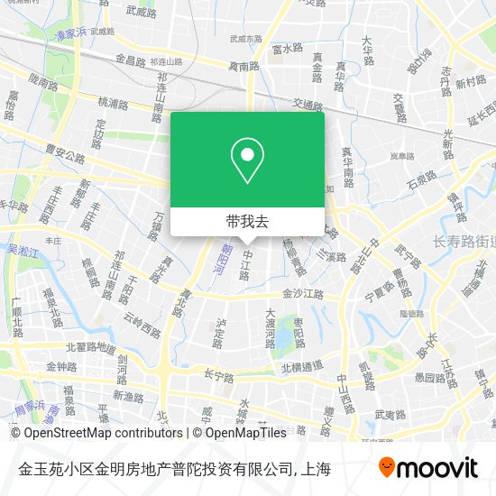 金玉苑小区金明房地产普陀投资有限公司地图