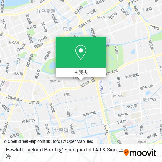 Hewlett Packard Booth @ Shanghai Int'l Ad & Sign地图