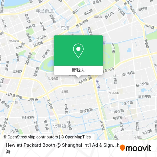 Hewlett Packard Booth @ Shanghai Int'l Ad & Sign地图