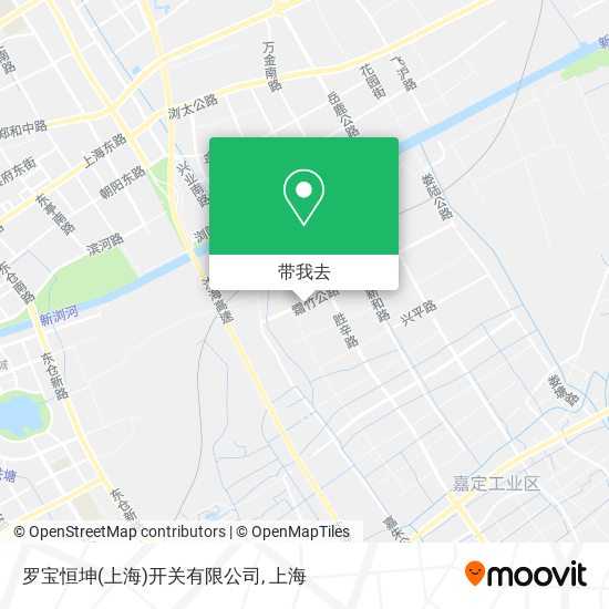 罗宝恒坤(上海)开关有限公司地图