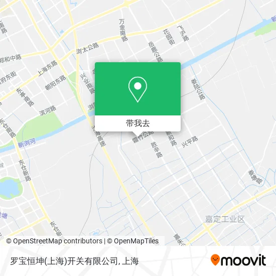 罗宝恒坤(上海)开关有限公司地图