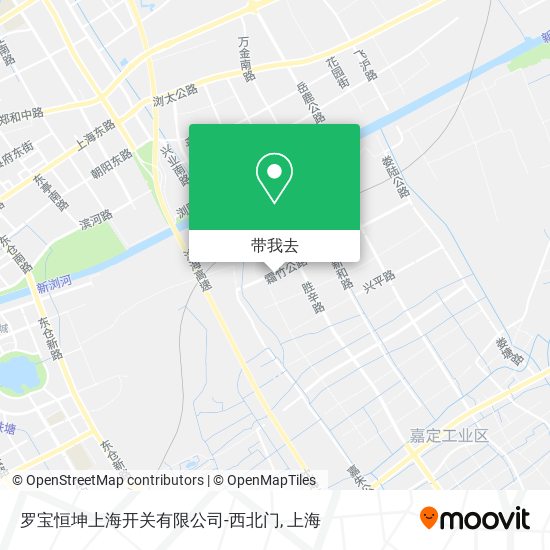 罗宝恒坤上海开关有限公司-西北门地图