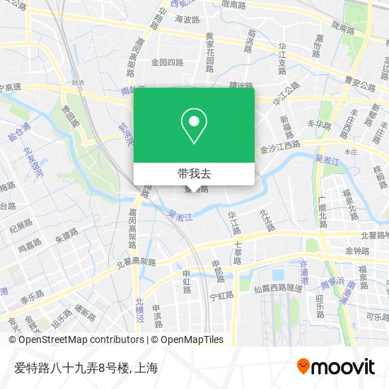 爱特路八十九弄8号楼地图