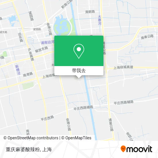 重庆麻婆酸辣粉地图