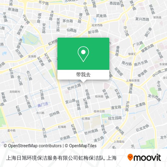 上海日旭环境保洁服务有限公司虹梅保洁队地图