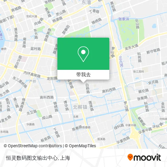 恒灵数码图文输出中心地图