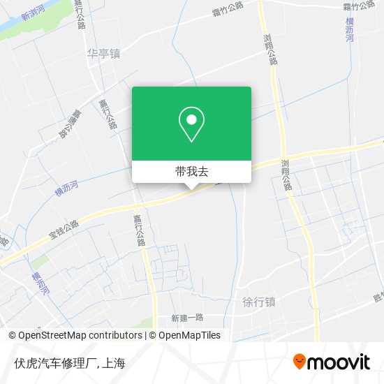 伏虎汽车修理厂地图