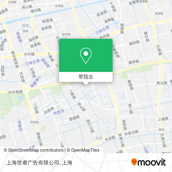 上海世睿广告有限公司地图