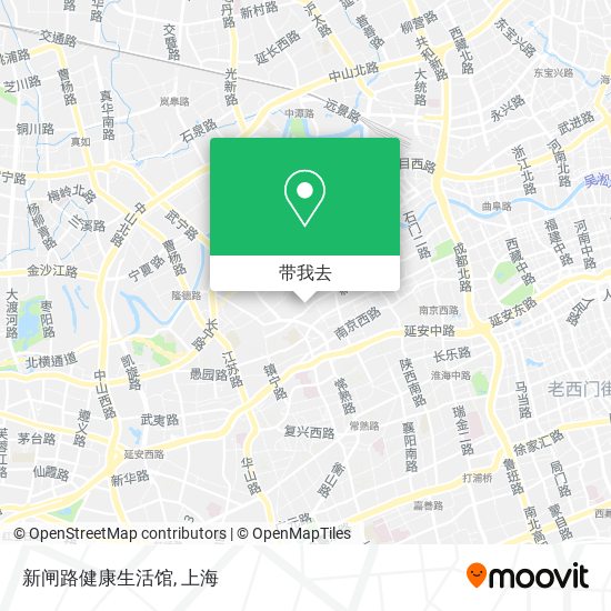 新闸路健康生活馆地图