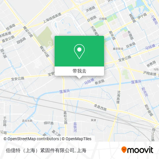 伯億特（上海）紧固件有限公司地图