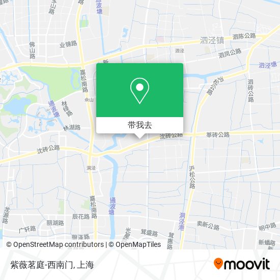 紫薇茗庭-西南门地图