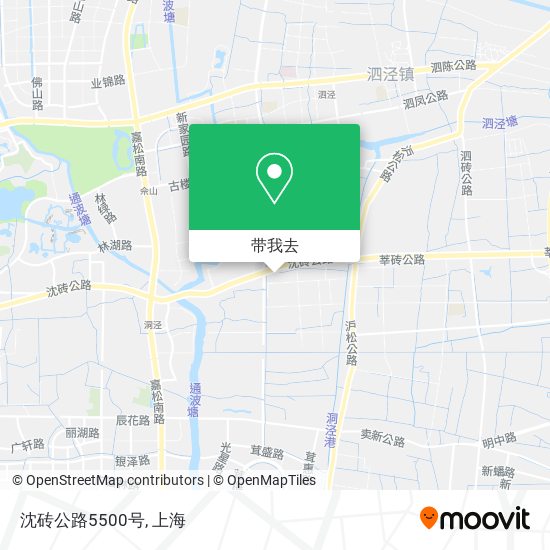 沈砖公路5500号地图