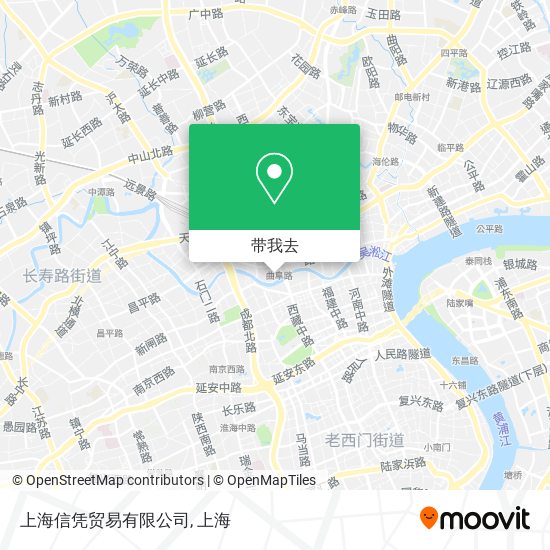 上海信凭贸易有限公司地图