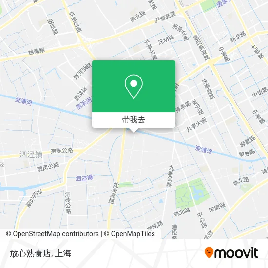 放心熟食店地图