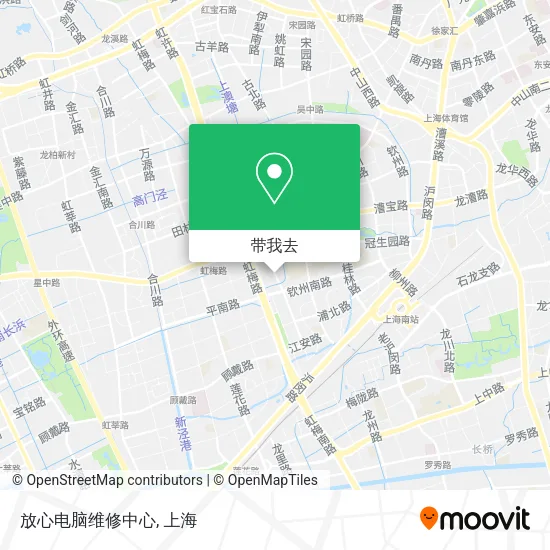 放心电脑维修中心地图
