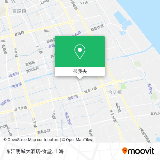 东江明城大酒店-食堂地图