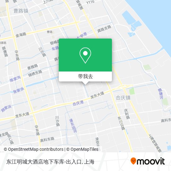 东江明城大酒店地下车库-出入口地图