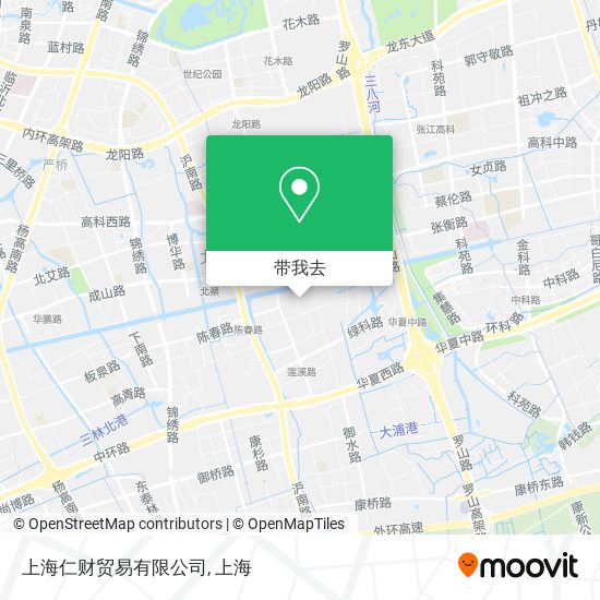 上海仁财贸易有限公司地图