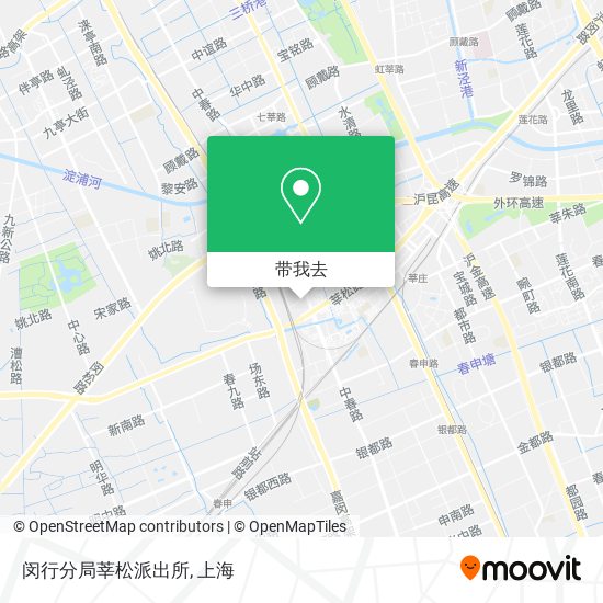 闵行分局莘松派出所地图