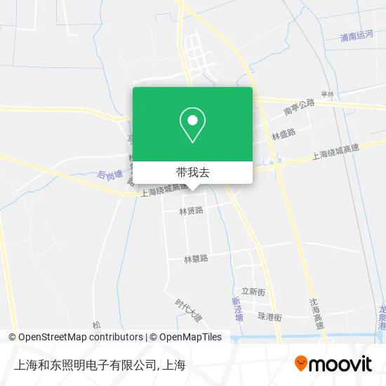 上海和东照明电子有限公司地图
