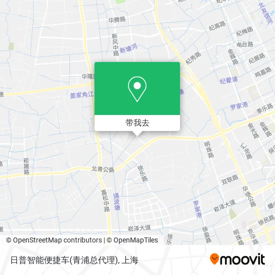 日普智能便捷车(青浦总代理)地图