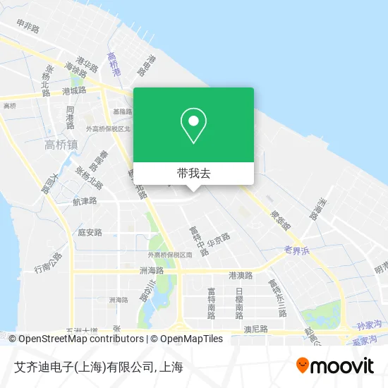 艾齐迪电子(上海)有限公司地图