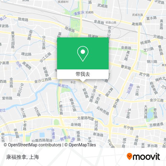 康福推拿地图