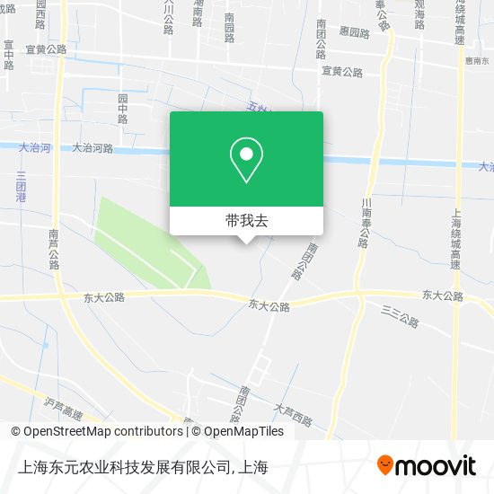 上海东元农业科技发展有限公司地图