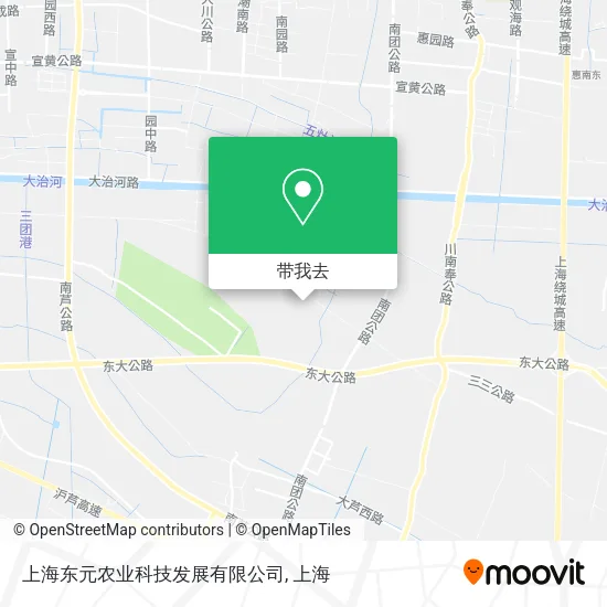 上海东元农业科技发展有限公司地图