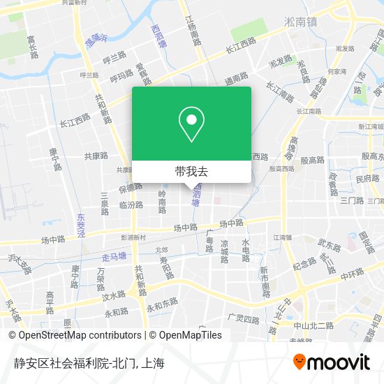 静安区社会福利院-北门地图