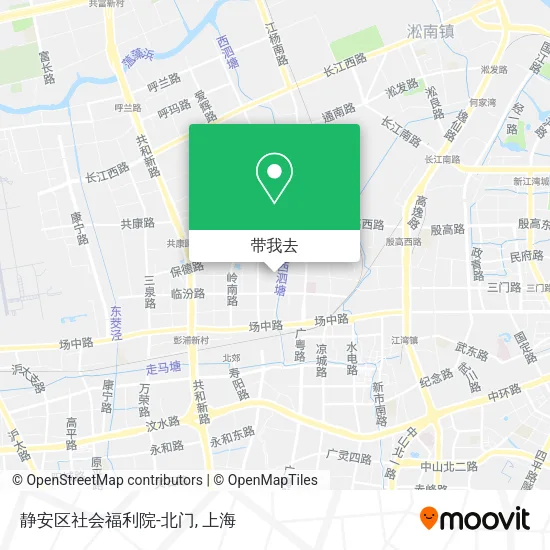 静安区社会福利院-北门地图
