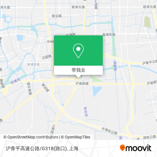沪青平高速公路/G318(路口)地图