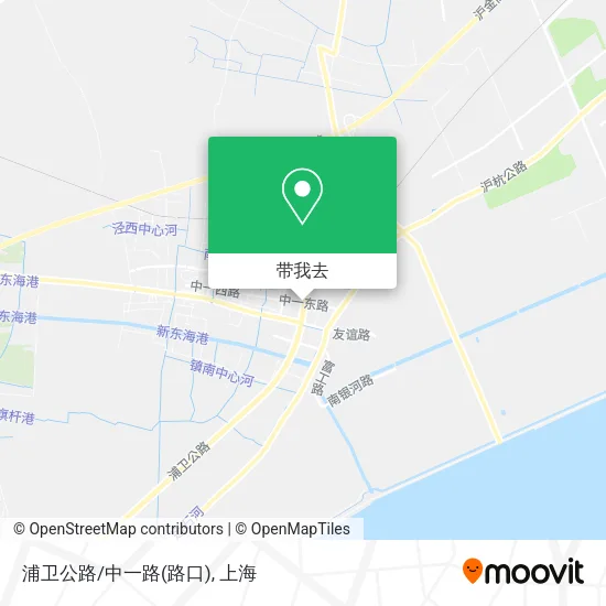 浦卫公路/中一路(路口)地图