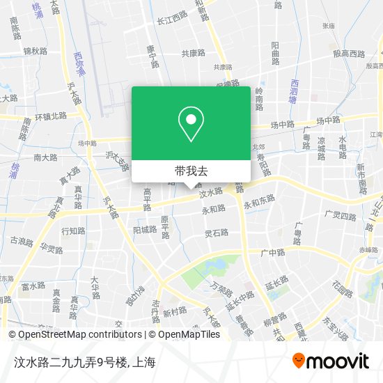 汶水路二九九弄9号楼地图