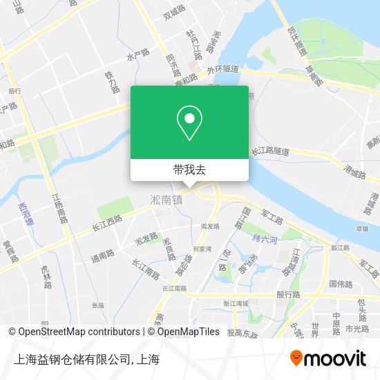 上海益钢仓储有限公司地图