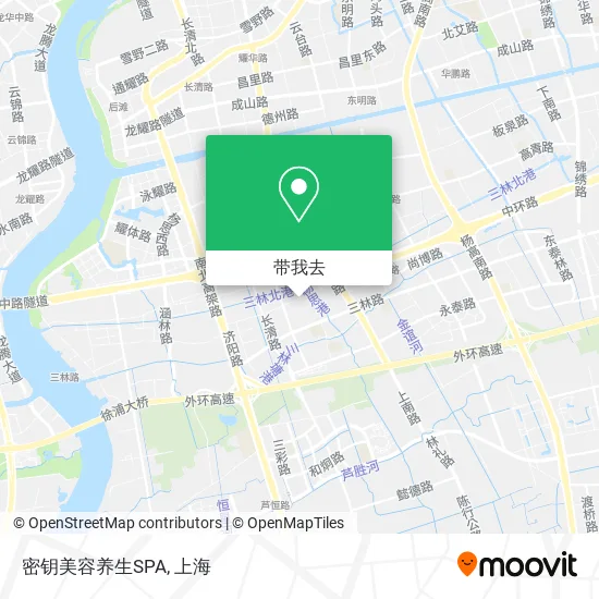 密钥美容养生SPA地图
