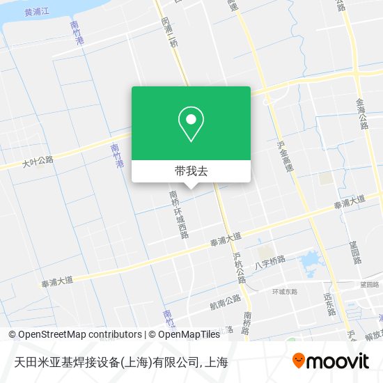 天田米亚基焊接设备(上海)有限公司地图