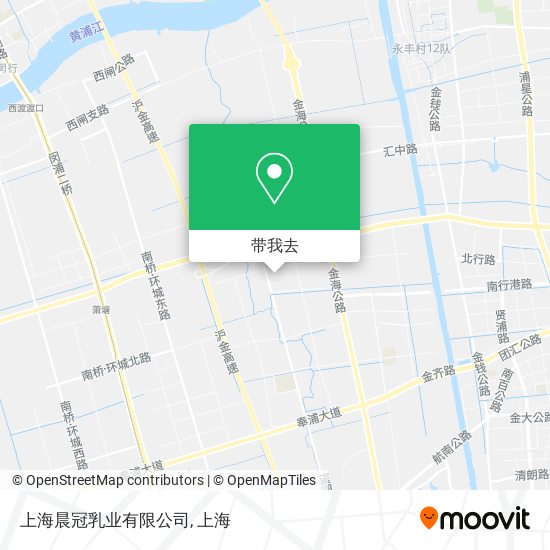 上海晨冠乳业有限公司地图