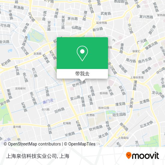 上海泉信科技实业公司地图