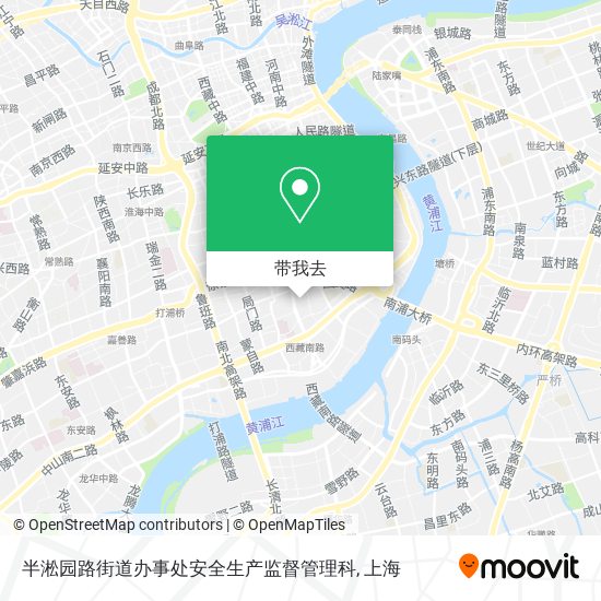 半淞园路街道办事处安全生产监督管理科地图