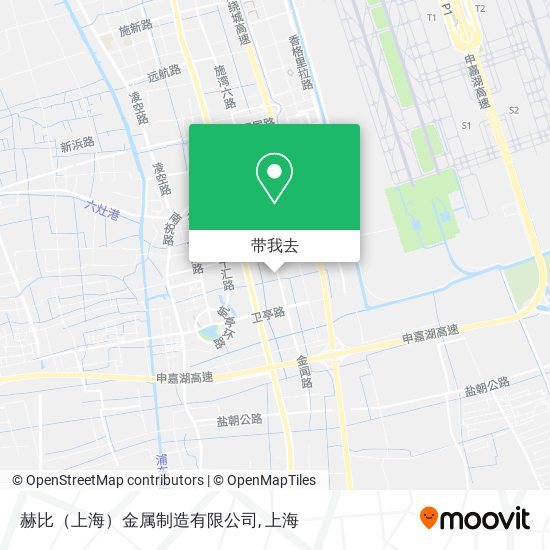 赫比（上海）金属制造有限公司地图