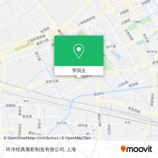 环洋经典展柜制造有限公司地图