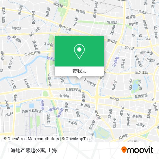 上海地产馨越公寓地图